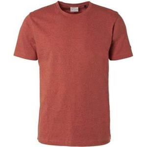 No Excess T-Shirt Streep Melange Rood