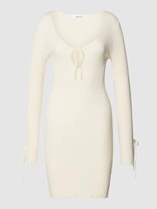 EDITED Gebreide jurk met structuurmotief, model 'Sidonia'