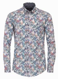 Casa Moda Overhemd Multicolour Planten