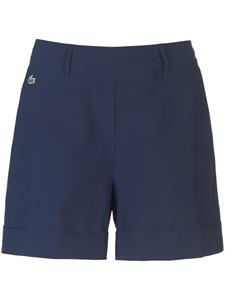 Lacoste Damen Lacoste Sport Golf-Bermudas aus Taft mit Stretch - Navy Blau 