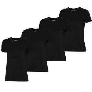 Apollo T-shirt Heren Bamboo Basic V-neck Zwart 4-pack-S