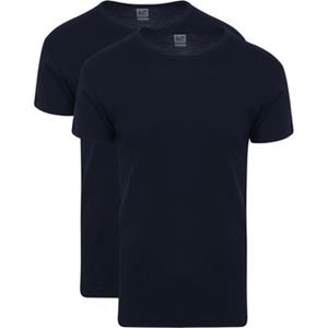 Alan Red Copenhagen T-shirt O-Hals Navy 2-Pack