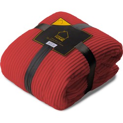 Corduroy hoodie deken Bordeaux