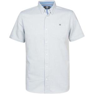 Petrol Short Sleeve Overhemd Lichtblauw