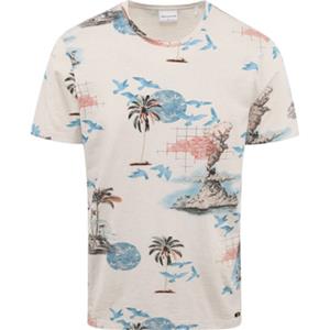 No Excess T-Shirt Print Ecru