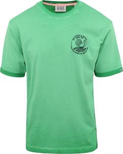 Scotch and Soda Scotch & Soda T-Shirt Logo Groen