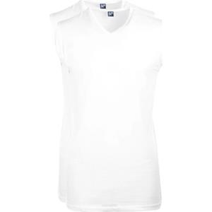 Alan Red Minto Singlet Mouwloos Wit (2Pack)