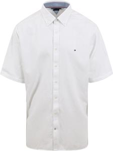 Tommy Hilfiger Big And Tall Overhemd Short Sleeve Wit