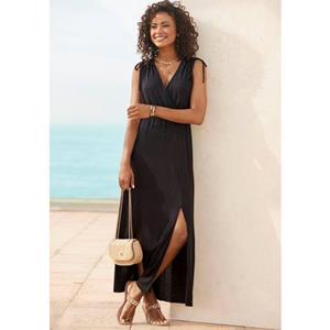 Lascana Maxi-jurk met details op de bandjes