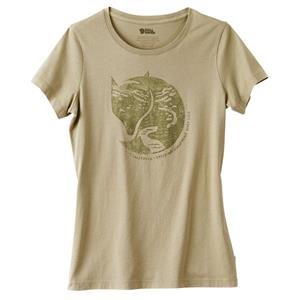 Fjällräven Dames T-Shirt Arctic Fox T-Shirt W, beige