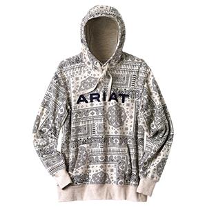Ariat Dames Hoodie R.E.A.L Paisley Hoodie, zwart-wit