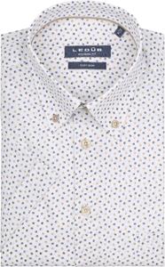 Ledub Short Sleeve Overhemd Stippen Groen