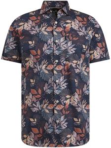 Vanguard Short Sleeves Overhemd Bloemen Navy