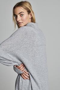 Gocashmere Cashmere jurk met opstaande kraag