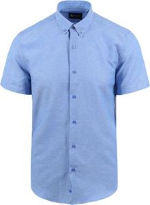 Suitable Short Sleeve Overhemd Blauw