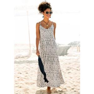 s.Oliver Maxikleid, mit Alloverdruck