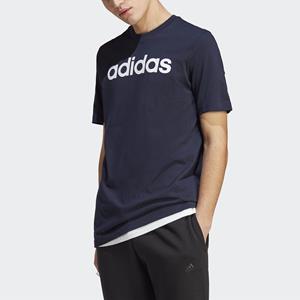 Adidas Essentials Single Jersey Linear Geborduurd Logo T-shirt