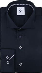 R2 Amsterdam R2 Overhemd Twill Navy