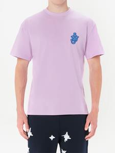 JW Anderson T-shirt met logopatch - Paars
