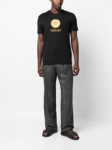 Versace T-shirt met Medusaprint - Zwart