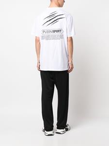 Plein Sport short-sleeve cotton T-shirt - Wit