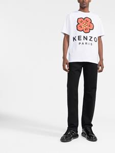 Kenzo T-shirt met bloemenprint - Wit