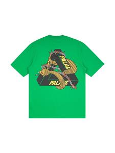 Palace T-shirt met mesh - Groen