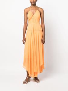 DKNY Maxi-jurk met gekreukt effect - Oranje