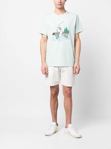 Woolrich T-shirt met print - Groen