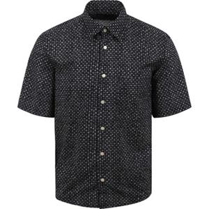 Marc O'Polo Overhemd Short Sleeves Print Navy