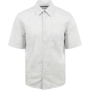 Marc O'Polo Overhemd Short Sleeves Print Wit