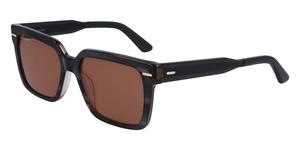 CALVIN KLEIN CK22535S Mannen Zonnebril, grijs transparant
