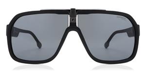 CARRERA 1014/S | Herren-Sonnenbrille | Monoscheibe | Fassung: Polycarbonat Schwarz | Glasfarbe: Grau