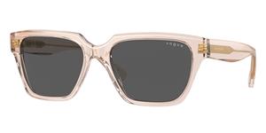 Vogue VO5512S Dames Zonnebril - Rechthoekig Roze/Beige - Glazen met sterkte beschikbaar