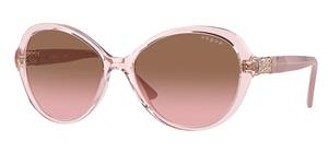 Vogue VO5475SB Dames Zonnebril - Cat eye Roze - Glazen met sterkte beschikbaar