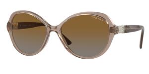 Vogue VO5475SB Dames Zonnebril - Cat eye Bruin - Glazen met sterkte beschikbaar