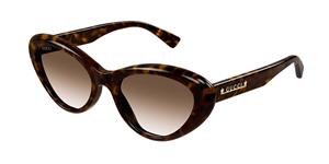 GUCCI GG1170S Vrouwen Zonnebril, Dark havana