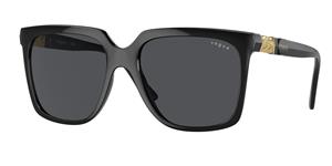 VOGUE VO5476SB | Damen-Sonnenbrille | Eckig | Fassung: Kunststoff Schwarz | Glasfarbe: Grau