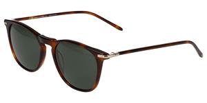 JAGUAR J 7279 | Unisex-Sonnenbrille | Panto | Fassung: Kunststoff Havanna | Glasfarbe: Grün