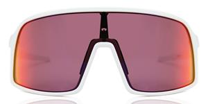 OAKLEY OO9462 SUTRO S | Herren-Sonnenbrille | Monoscheibe | Fassung: Kunststoff Weiß | Glasfarbe: Lila