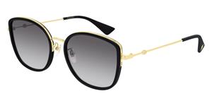 Gucci Zonnebrillen GG0606SK Asian Fit 001