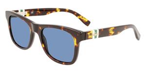LACOSTE L978S Unisex Zonnebril, Dark havana