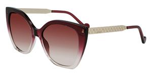 LIU JO LJ752S | Damen-Sonnenbrille | Butterfly | Fassung: Kunststoff Rosa | Glasfarbe: Rot