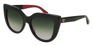 guccieyewear Gucci Eyewear Sonnenbrillen für Frauen GG0164SN 003 T53 Acetate 145 Black