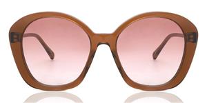Chloé CHLOE CH0081S | Damen-Sonnenbrille | Oval | Fassung: Kunststoff Braun | Glasfarbe: Rosa