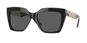 VERSACE VE4418 | Damen-Sonnenbrille | Butterfly | Fassung: Kunststoff Schwarz | Glasfarbe: Grau
