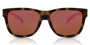 Smith Zonnebril Lowdown Slim 2 HGC DU Matte Bruin Havana Roze Goud Multilayer Chromapop