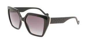 LIU JO LJ757S | Damen-Sonnenbrille | Butterfly | Fassung: Kunststoff Schwarz | Glasfarbe: Grau
