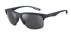 EMPORIO ARMANI EA4188U Mannen Zonnebril, blauw mat