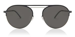 Mykita Sonnenbrillen Duane Matte Silver Jet Black